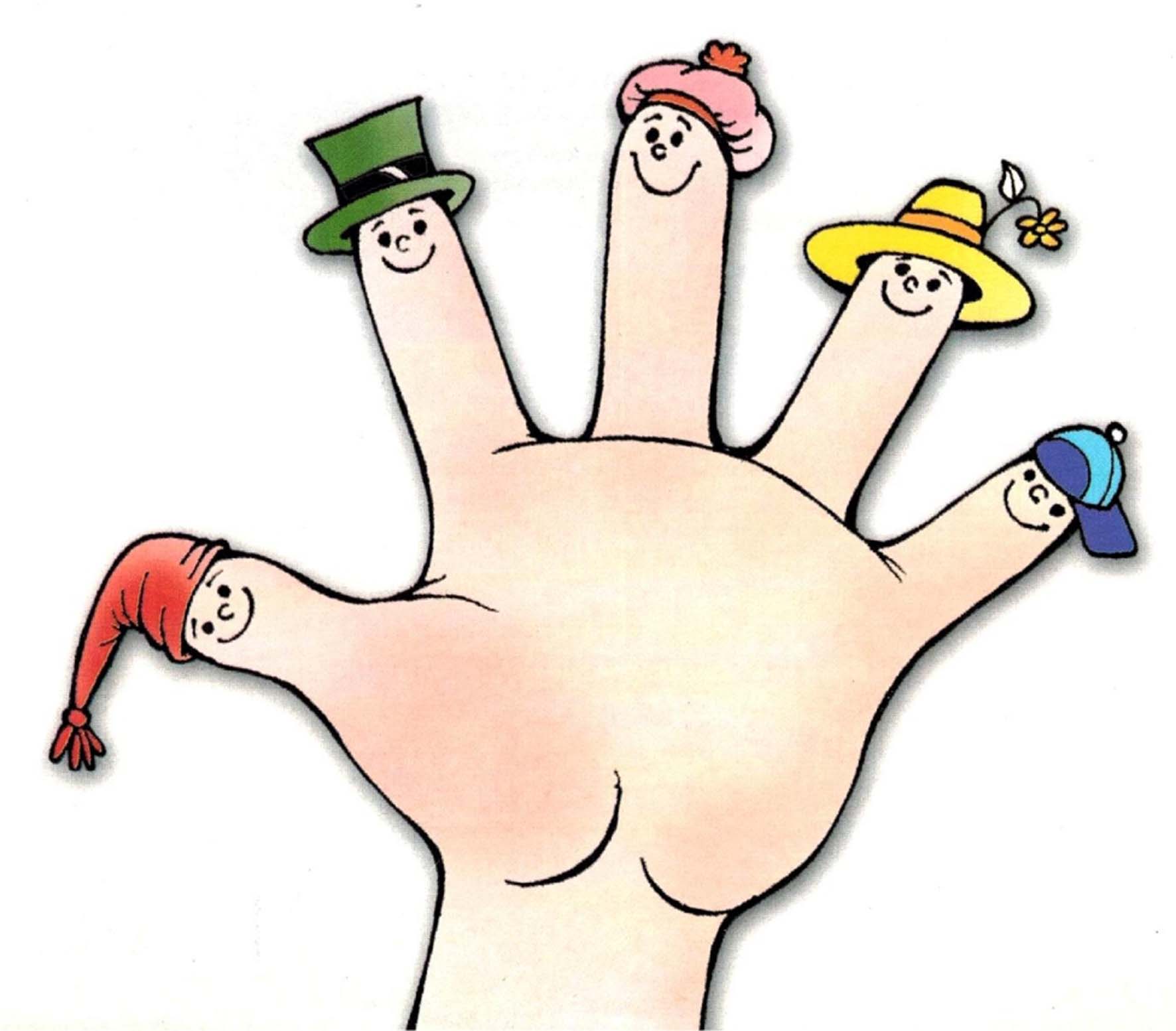 Рука пятерки. Пальчиковая гимнастика. Игры с пальчиками. Веселые пальчики. Пальчики для детей.